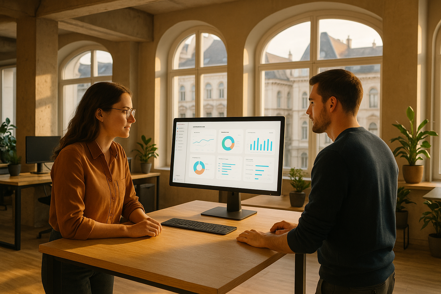 SaaS company product dashboard